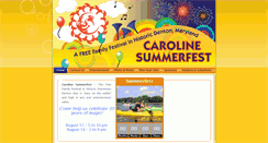 Desktop Screenshot of carolinesummerfest.com